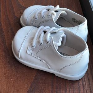 Darling White Baby Dress/Formal Shoes